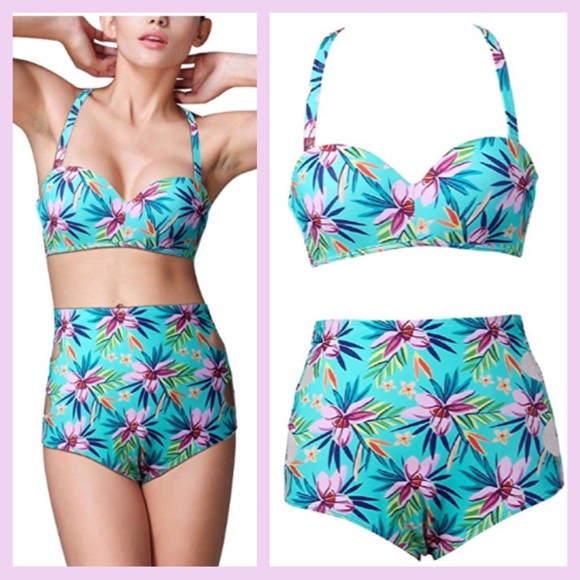 Other - retro high waisted bikini